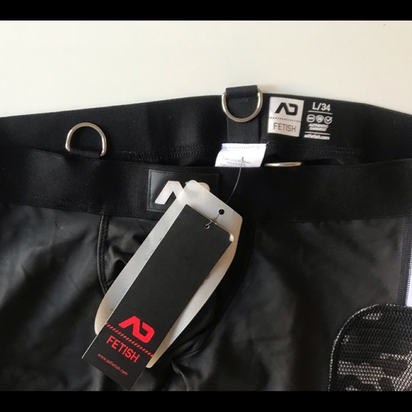 Addicted Camo Mesh Shorts black with white - Picture 5 of 8